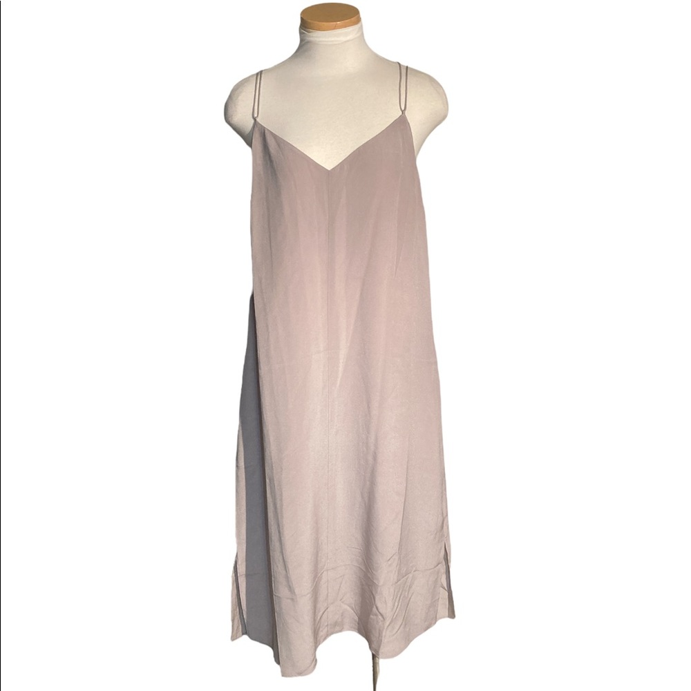 Madewell Silk Criss Cross Back Slip Dress Size 12 New with Tags NWT